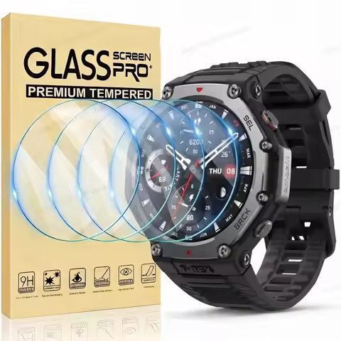 Tempered Glass Compatible for Amazfit T Rex 3 Pro 2 Screen Protector for Amazfit T Rex 3 Pro/ T Rex 