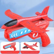 Airplane Launcher Toys Kids Catapult Guns Aircraft Shooting Toy Outdoor Sports Flying Foam T2h4