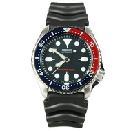 [Miracle Watch Store] xXx[HW] Seiko 5 Divers Mens Black Rubber Automatic Movt Quartz W0044 Casual Sp