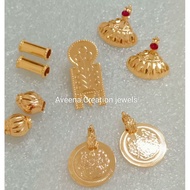 Gold plated Thali set ( not916)