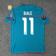 1718 Vintage jersey 2nd Away 7 Ronaldo 8 Chris 9 Benzema 10 Modric 11 Bale Long short sleeve Vintage