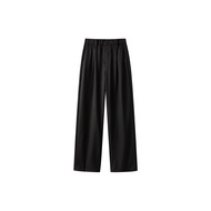 WILLIAM FOX&SONS | กางเกงลำลองทรงตรงพับ3Dป้องกันแบคทีเรียแฟชั่นสูง