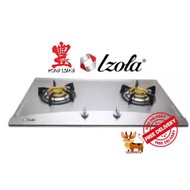 Izola S-268 Stainless Steel Built-In Hobs 2 burner (FREE BASIC INSTALLATION)