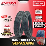 AHM FEDERAL K59 TIRES (80/90-14 & 90/90-14) 42711-K59-A12 / 44711-K59-A12 AHM TUBELESS TIRES Ring 14