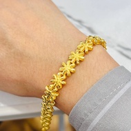 PUT3GOLD  RANTAI TANGAN BUNGA DAISY 1C/2C/3C 916/22K