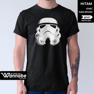 DISTRO T-SHIRTS STARWARS STROOMTROOPER PREMIUM T-SHIRTS BIGSIZE T-SHIRTS JUMBO T-SHIRTS S - 7XL CHIL