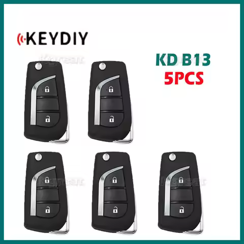 5pcs KEYDIY KD B13 Universal Remote Key 2/3 Buttons Car Key for Toyota Style KD900 B Series KD-X2/KD