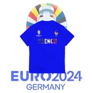 FRANCE COUNTRY FOOTBALL TSHIRT EURO CUP 2024 COMBED 30S/ /