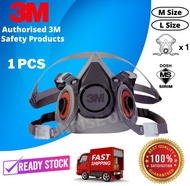 [ORIGINAL] 3M 6000 Series Reusable Half Facepiece Respirator  6200 (M) 6300 (L) 3M Mask Respirator 3