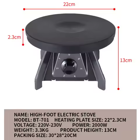 BT-701 High Power Electric Stove Half Sugar Coffee Electric Stove 2000W Frequency Conversion Electri