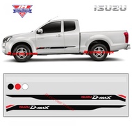 Dmax car body list stickers, Dmax side body stickers, Dmax car strip stickers