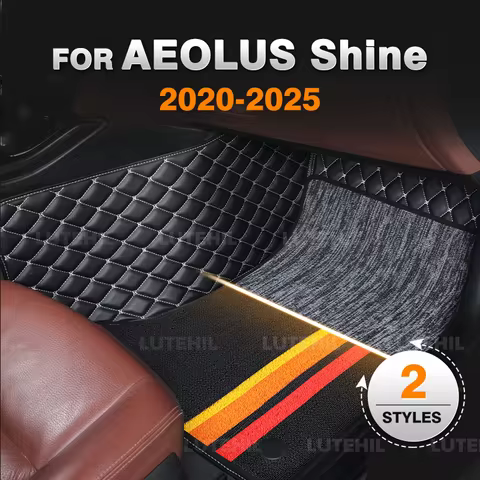 For AEOLUS Shine 2020-2025 24 23 22 21 Custom Double layer Car Floor Mats Automobile Carpet Cover In