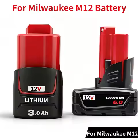 For Milwaukee M12 battery 12V 3AH, M12HB6, M12HB3 M12 charger 48-11-2402 48-11-2411 Milwaukee power 
