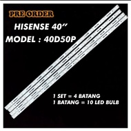 40D50P HISENSE 40" LED TV BACKLIGHT(LAMPU TV) HISENSE 40 INCH LED TV