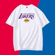 Lakers Nets Warriors เซลติก NBA ทีมบาสเกตบอลการฝึกอบรมผ้าฝ้ายแท้กีฬาแขนสั้นเสื้อยืดสำหรับผู้ชายและผู