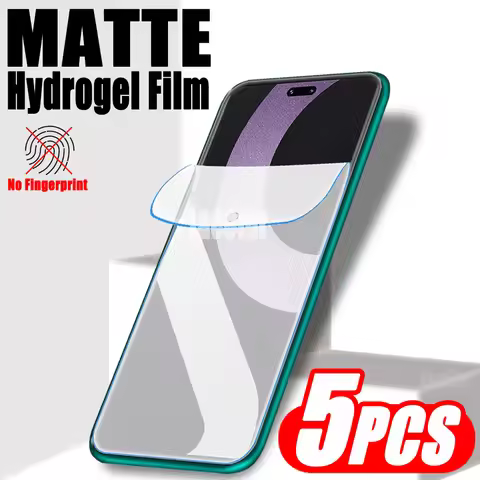 5pcs Matte Hydrogel Film For Xiaomi Black Shark 5 4 Pro 4Pro 5Pro Shark5 For Xiaomi Civi 1S 2 Gel Pr