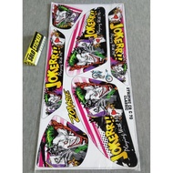 Striping Sticker Accessories Variations For Honda C70-Count Joker -3