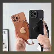 FH60 EQ06 Heart Sling Strap Case for Xiaomi Redmi A1 A1+ A2 4A 4 4X 5 5A 5+5x 6 6A 6x7 7A 8 9 Prime 