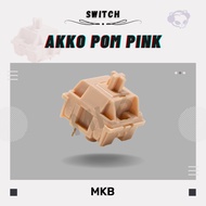 [READY STOCK] Akko POM Pink Linear Switch for Mechanical or Gaming Keyboards - Linear