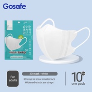 Gosafe&Funlala  3D DuckBill Mask 50pcs Earloop Face Mask Duckbill non-Medical Mask 3D Mask Earloop M