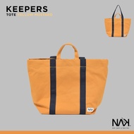 NAK Keepers Tote (กระเป๋าผ้าใบใหญ่) สีเหลือง
