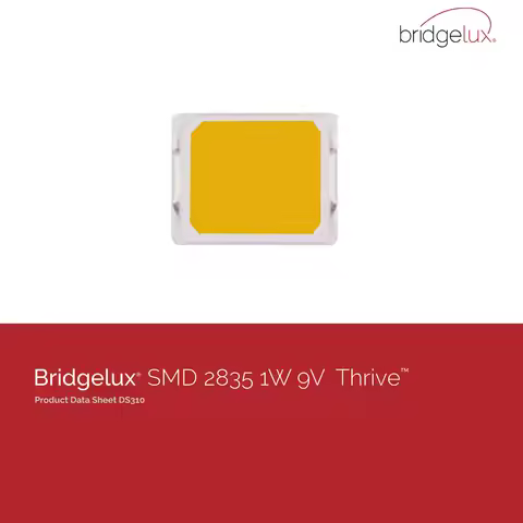 100PCS Thrive Ra97 Bridgelux SMD 2835 LED 1W 9V Full Spectrum Lighting With Fewer Spectral Spikes