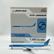 Korean Air B777-300ER HL8008 Aviation400 Airplane Model