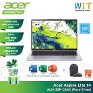 Acer Aspire Lite 14 AL14-32P-C8AG /AL14-32P-C6WR (Intel Processor N150/8GB RAM/512GB/14" WUXGA/Offic
