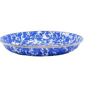 Most Popular.. Kedaung Swirl Pasta Plate / Pasta Plate Cobalt Blue 25 cm