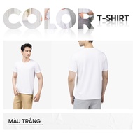 Áo thun trắng nam lót trong ARISTINO áo thun nam trơn cổ tròn chất cotton mềm mỏng nhẹ thoáng mát th