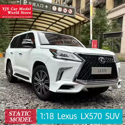 LCD Diecast model 1:18 Lexus LX570 SUV Alloy Car model Collection Holiday gift Send friends to colle