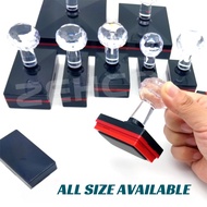 【Same Day Post】Company Stamp Company Chop Pre-Inked Stamp Custom Flash Stamp/Logo Stamp/Name Stamp *
