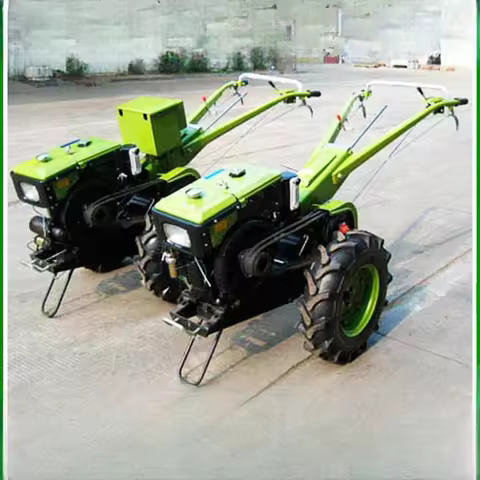 Chinese Two Wheels Walking Tractor Hand Farm Walking Tractor