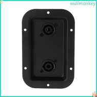 WU 1 4 Blank Jack Plates Theater Junction Box Connectors for PA DJ Speakers Dual 1 4 PA DJ Speaker C