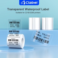 CLABEL 221B/320B Transparent Thermal Sticker Labels丨Waterproof, Oil-proof and Friction-resistant