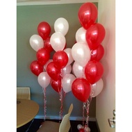 MERAH PUTIH Dirgahayu RED AND WHITE GAS BALLOONS |Helium Balloons|17an BALLOONS