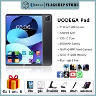 【รับประกันหนึ่งปี】UODEGA P11 2023 Android 12.0 แท็บเล็ตสองซิมการ์ดหน้าจอ 12 นิ้ว Full HD แท็บเล็ตหน้าจอแสดงผล HD 4G/5G แท็บเล็ตราคาไม่แพง