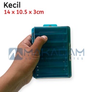 double side lure box kotak kail pancing ikan minow popper