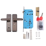 Door Handle Household Explosion-Proof Entry Door Anti-Theft Door Lock Double Panel Mechanical Lock M