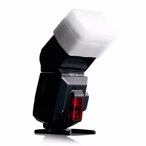 Flash Bounce White Diffuser Softbox Cover for 580EX serie Godox Speedlite V850 V860 V860II V860III T