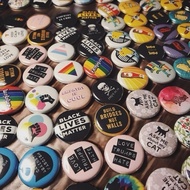 Annasya Collection Press Brooch Pin - BAG PIN | Brooch PIN | PIN BUTTON | PIN AESTHETIC 44mm | Bags 