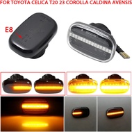 LED Dynamic Side Marker Lamp Turn Signal Light For Toyota Avensis Verso Carina Celina Corolla Camry 