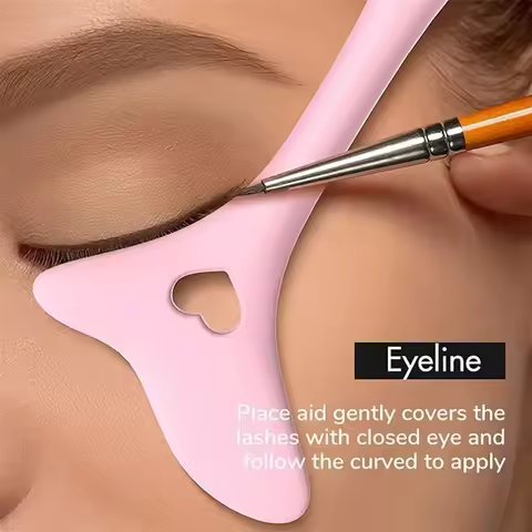 Eyeliner Stencils Wing Tips, Eyeliner Eyeshadow Stencils, Silicone Eyeliner Tool, Multifunctional Ey