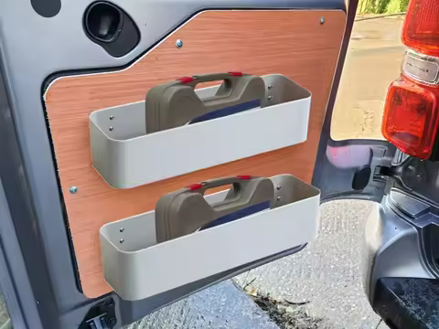 2PCS Caravan Camper Van Storage Pocket Boxes For Tool Storage Van Racking Ratchet Strap Universal Au