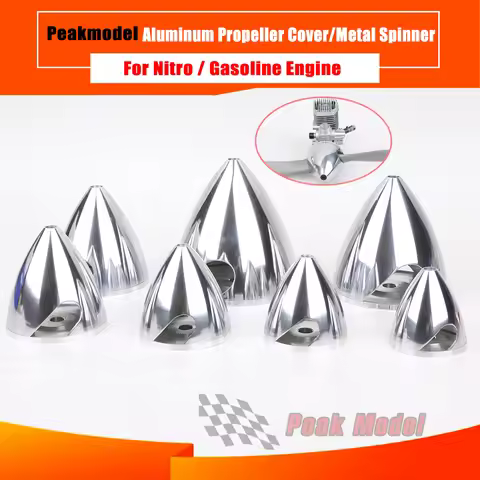 Metal Propeller Spinner / Aluminum Alloy 2 Blades Propeller Cover Fairing 38/45/51/57/64/70/76/82/89