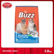 [MANOON] BUZZ Balance Nutrition Formula Mackerel 2.8 kg อาหารแมวโตสูตรปลาทู
