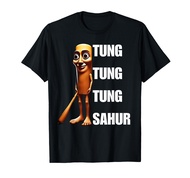 Tung Tung Tung Sahur-イタリアのブレインロットミーム Tシャツ