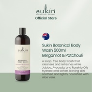 Sukin Botanical Body Wash - Bergamot & Patchouli 500ml