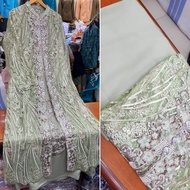 HARGA PROMO GAMIS SET HIJAB TERBARU 2024-GAMIS PESTA SUPER MEWAH MODEL ROMPI MISAH TERBARU MOTIF PAY