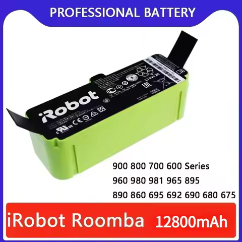 14.4V 12800mAh Li Ion Battery for iRobot Roomba Cleaner 900 800 700 600 Series 960 980 981 965 895 8